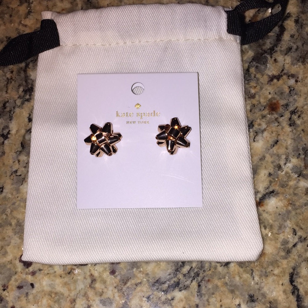Kate spade bow earrings